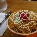 ヴァンヴェール珈琲 - タコライス(アイスコーヒーと合わせて900円)