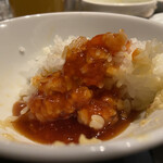 焼肉ホルモン 風土. - 焼きすきのタレをごはんに