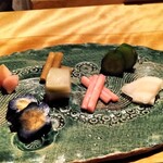 南渋谷 なみの上 - 香の物盛り合わせ