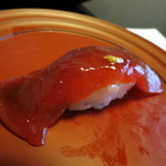 すし処 ひさ田 - ヅケ。こちらは辛子で頂きます。