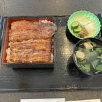 うなぎ新川 - うな重 竹 ご飯大盛り