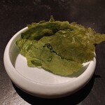 フロリレージュ - (2022年4月/訪問)よもぎのチュイールとアイス。