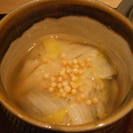 神保町 傳 - 25年2月　野菜の煮込み汁