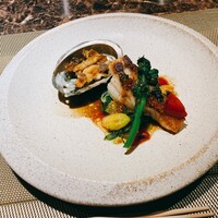 名駅 鉄板焼き 森本Ｘ Premium - 海の幸も美味い！