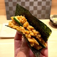 鮨結う翼 - プリン巻き