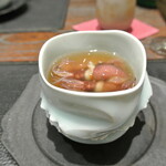 傳 - ホタルイカの茶碗蒸し