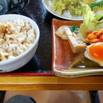 里 - 筍ご飯と小鉢