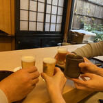 山玄茶 - また御一緒させていただいたことに感謝して乾杯♡