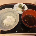 山玄茶 - 赤だしもお味噌の風味が絶品です。