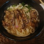 札幌スープカレーアンティーク・松本うどん店 - いりこうどん大盛り