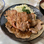 Oshokuji Maruyama - リブロースしょうが焼定食