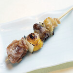 Chicken offal skewers from Mikasa, Hokkaido