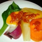 田島亭 - 松戸野菜のバーニャカウダ　1,000円