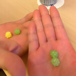 山玄茶 - 最後はお約束の大将からの金平糖ガチャ✩.*˚これが一番のお楽しみ。