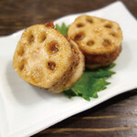 Fried lotus root