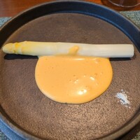 蒼 - ロワール産 白アスパラガス オランデーズソース