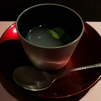 焼肉 牛印 新宿店 - テールスープ