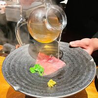 肉割烹 ASATSUYU - 出汁の熱で仕上げるレアしゃぶ