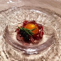 肉割烹 ASATSUYU - うずら卵も燻製、この日の肉類No.1かもという味