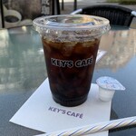 キーズカフェ クラッセ - アイス氷温熟成珈琲・ラージサイズです。（2022年４月）
