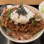 とんかつ武信 - 醤油かつ丼のロース 梅です。（2022年４月）