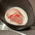 もちづき - フルーツトマト　新玉ねぎのドレッシング