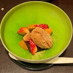 もちづき - 黒糖アイス　せとか　苺　きな粉