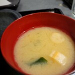 天ぷら 京橋天神 - お味噌汁