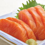 fatty salmon sashimi