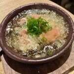 コマツ神田 西口商店街 - 明太子とチーズのぐつぐつオイル煮