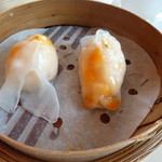 家全七福酒家 SEVENTH SON RESTAURANT - 2013年2月　2月おすすめ点心の金魚型蒸し餃子