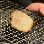 HAGI - ⑤ 白河高原清流豚の自家製ベーコンの薪火焼き