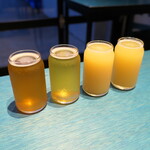 West Coast Brewing 用宗タップルーム - 「ハンディーボーイ」アメリカンPA、「オフタイム」IPA、「シングラリティーエルドラド」ヘイジー、「フルホップ アルケミスト」ヘイジー