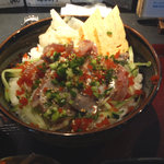 川崎漁港 - 真イワシ丼　アップ