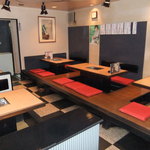 板門店 - 1F掘りごたつ席の様子