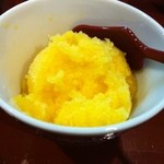 蓮華 - サッパリのオレンジシャーベット♪