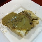 蓮華 - 夜コースの牡蠣ソースのテリーヌ。ボディも魚介。たまらんっ。