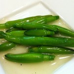 蓮華 - 夜コースの百合のつぼみの炒めもの