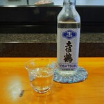 都寿し - 冷酒（土佐鶴 生貯蔵酒）