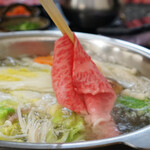 やすだ - 最初の一枚目はしゃぶしゃぶしてくれます！