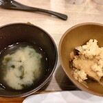 スーパーホテル - 味噌汁、惣菜