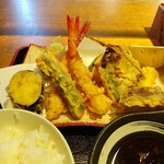 Tempura Kappou Ikeda - 天ぷらアップ