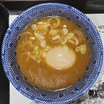 つじ田 - 濃厚味玉つけ麺(1080円)　つけ汁
