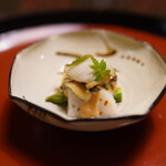 日本料理 新茶家 - 千枚あわび　平貝