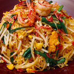 Pad Thai (Yakisoba (stir-fried noodles) with rice noodles)