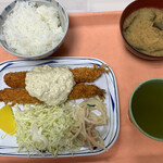 名古屋港湾労働者福祉センター 食堂 - エビフライ定食