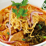 Khao soi (coconut curry noodles)