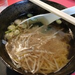 一風亭 - 最初にミニラーメンがきた。