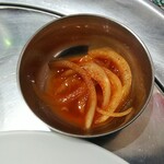 バーワルチー - 玉葱アチャールのアップ