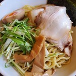 Tsukemen Yukimura Kichiemon - 薄いバラチャーシューが何枚も！！